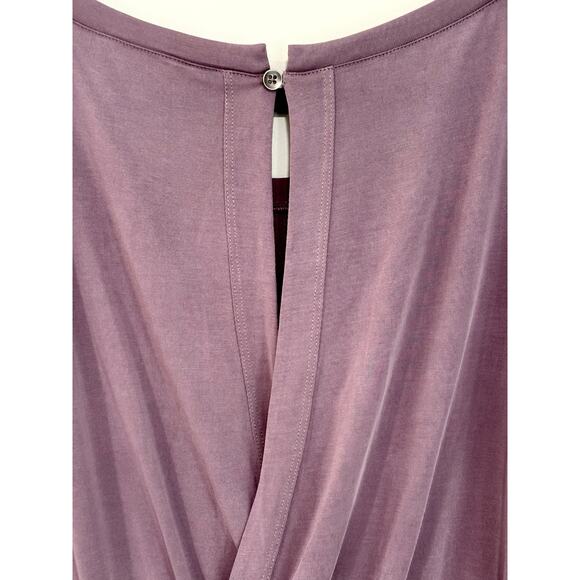 NWT! SPLENDID Romper Shorts w/ Tie Waist -Soft Muted Purple Fabric -Retail: $128 - Picture 4 of 7